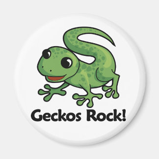 Geckos Rock! Magnet