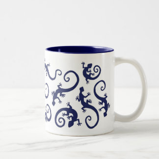 geckos_SAPHIRE_mug Two-Tone Coffee Mug