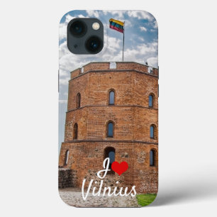 Gediminas tower in Vilnius, Lithuania iPhone 13 Case