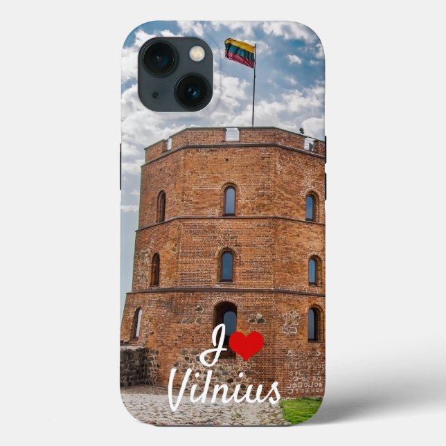 Gediminas tower in Vilnius, Lithuania Case-Mate iPhone Case (Back)