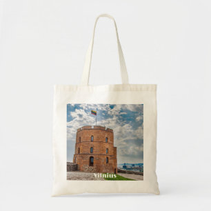 Gediminas tower in Vilnius, Lithuania Tote Bag