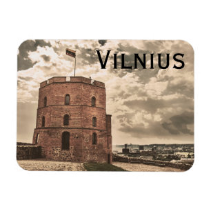 Gediminas tower of Vilnius Magnet