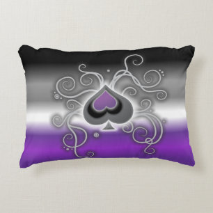 Geebot's ace colours cosy pride flag throw pillow
