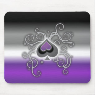 Geebot's spade ace colours pride flag mousepad
