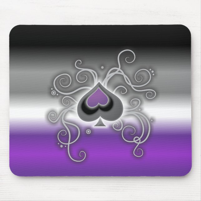 Geebot's spade ace colours pride flag mousepad (Front)