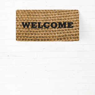 Geebung Burlap Banner