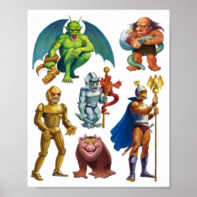 Geedis and Land of Ta Art Print (Front)