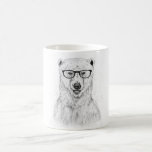 Geek bear coffee mug<br><div class="desc">illustration</div>