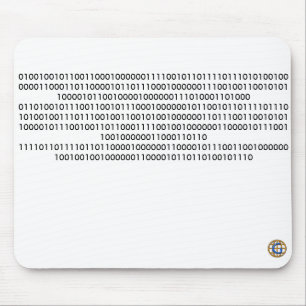 Geek Binary Code "If you can read this..." Mouse Pad
