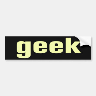 Geek Bumper Sticker