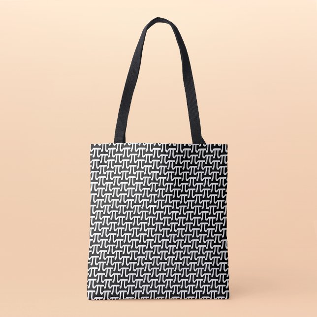 Geek Chic Number Pi Print Tote Bag Smart & Stylish (Smart & Stylish: Number Pi Print Geek Chic Tote Bag 🧮)