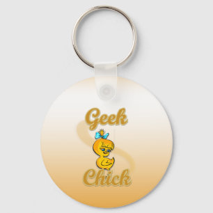 Geek Chick Key Ring
