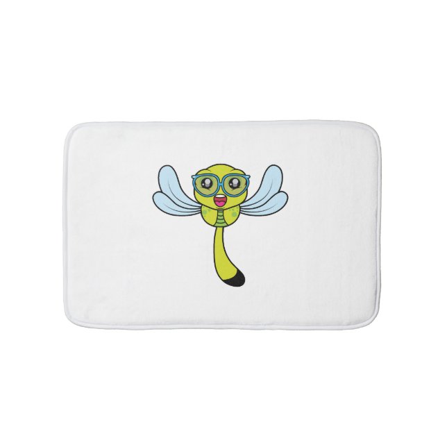 Geek Dragonfly Bath Mat (Front)