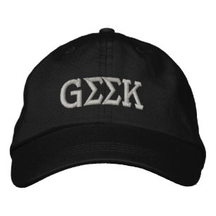 Geek Embroidered Hat