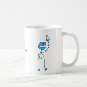 Geek Funny Cartoon Robot Chemistry Coffee Mug