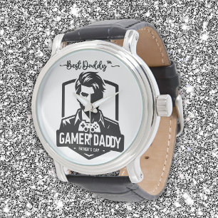 Geek Gamer Dad Happy Father's Day Watch