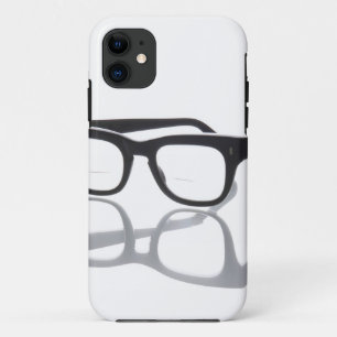 Geek glasses nerds nerd black iPhone 5S 4 case