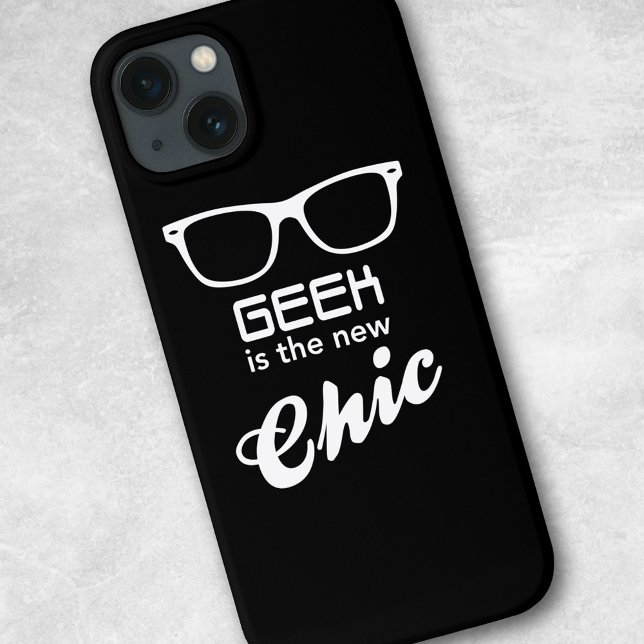 Geek Is The New Chic Case-Mate iPhone Case (Creator Uploaded)