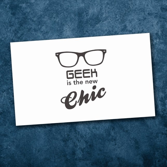 Geek Is The New Chic Rectangular Sticker (Creator Uploaded)
