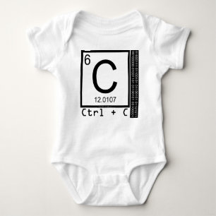 Geek Me! Carbon Copy Baby Bodysuit
