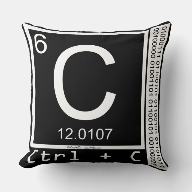 Geek Me! Carbon Copy Cushion (Front)