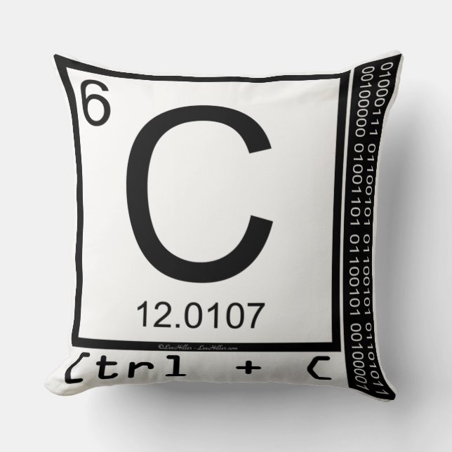 Geek Me! Carbon Copy Cushion (Front)