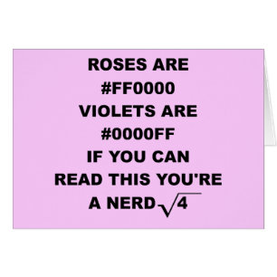 Geek Nerd Genius Valentine's Anniversary or Love G