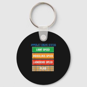 Geek Nerdy Hyperjet Engine Status Key Ring