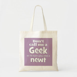 Geek newt wf tote bag