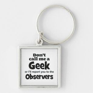 Geek Observers bf Key Ring