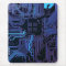 Geek Out Nerd PCB Blue Electronic Circuit Board 