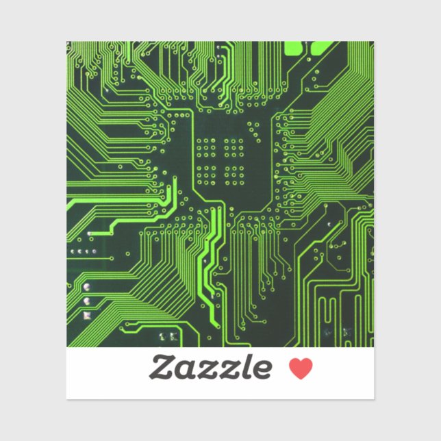 Geek Out Nerd PCB Green Electronic Circuit Board  (Sheet)