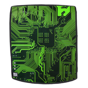 Geek Out Nerd PCB Green Electronic Circuit Board Backpack