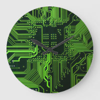 Geek Out Nerd PCB Green Electronic Circuit Board 