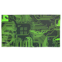 Geek Out Nerd PCB Green Electronic Circuit Board