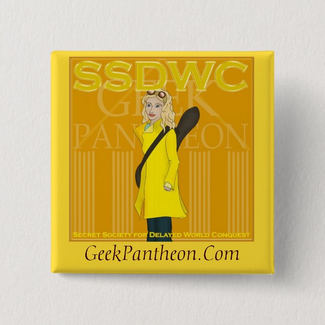 Geek Pantheon Button (Front)