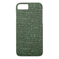 Geek pattern. Blackboard with math formulas