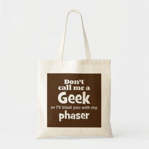 Geek phaser wf tote bag