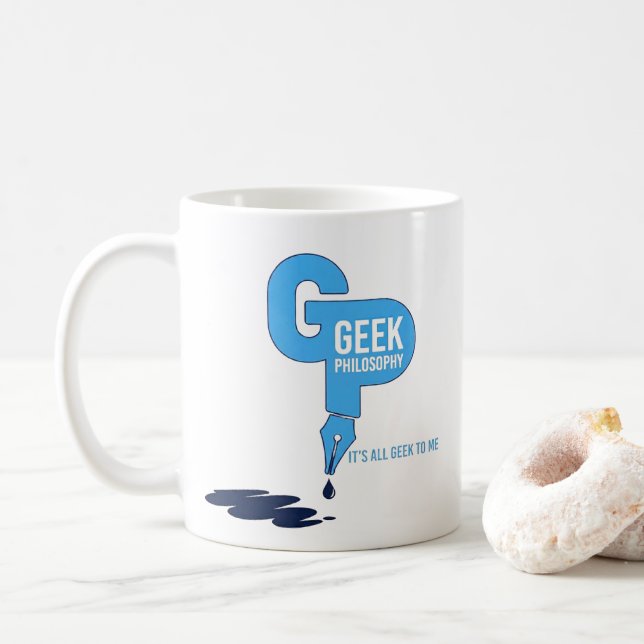 Geek Philosophy Coffee Mug (With Donut)