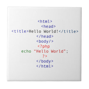 Geek php Greeting Tile