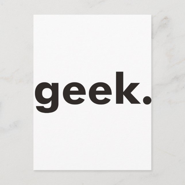 Geek Products & Designs! Postcard (Front)