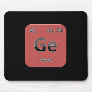 Geek Red Mouspad Mouse Pad