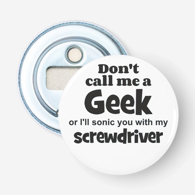Geek screwdriver bf bottle opener (Front)