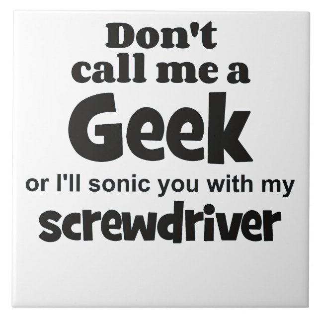 Geek screwdriver bf ceramic tile (Front)