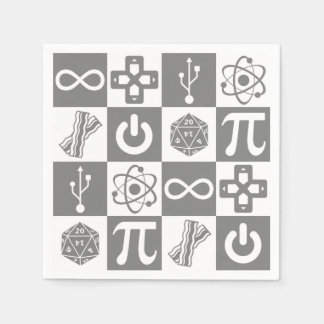 Geek Symbols Napkin