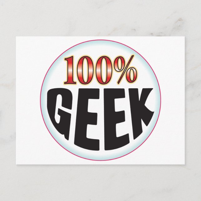 Geek Tag Postcard (Front)
