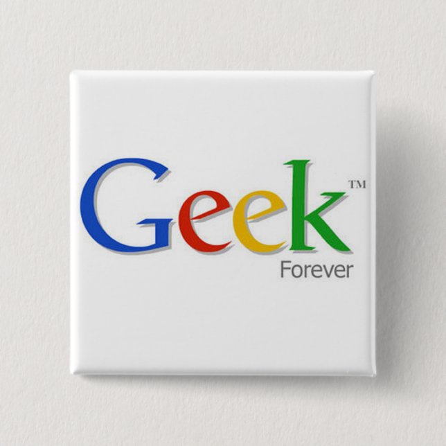 Geekforever 15 Cm Square Badge (Front)