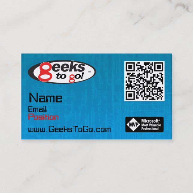 Geeks Card MVP Blair QR (Front)