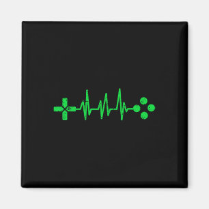 Geeks Heartbeat Gaming Magnet
