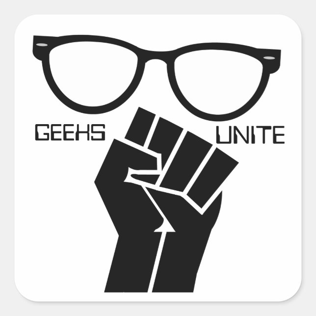 Geeks Unite! Stickers (Front)